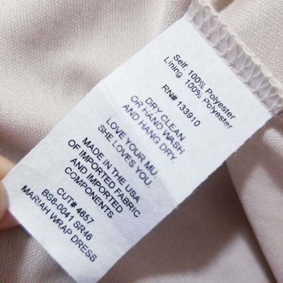 Show me your Mumu Mariah Wrap Dress High Low Maxi Bridesmaid Party Vacation - Picture 13 of 14